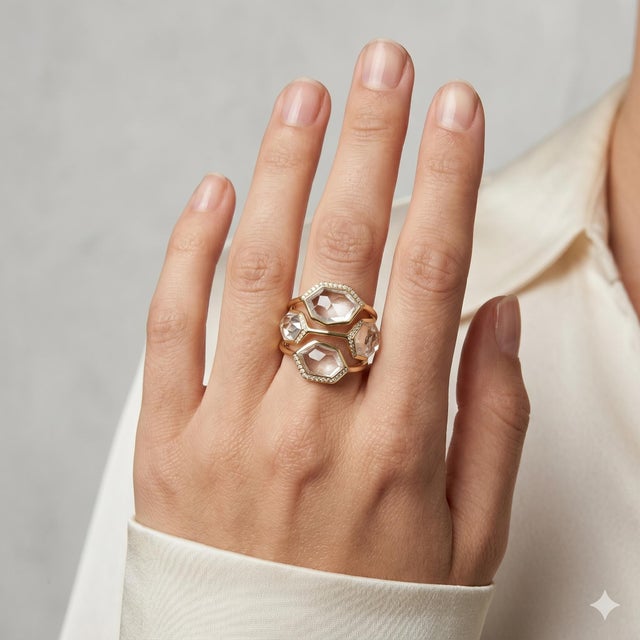 Elevate your style with the stunning IPPOLITA Rock Candy Fashion Ring, a masterpiece crafted from luxurious 18k yellow...