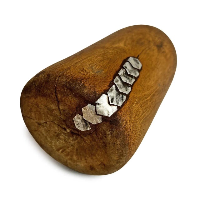 Tribal Tutsi Wooden Vintage Jar For Sale - Image 3 of 7