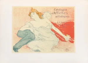 1946 Swiss Poster, Catalogue D'Affiches, Toulouse Lautrec, Les Editions Holbein
