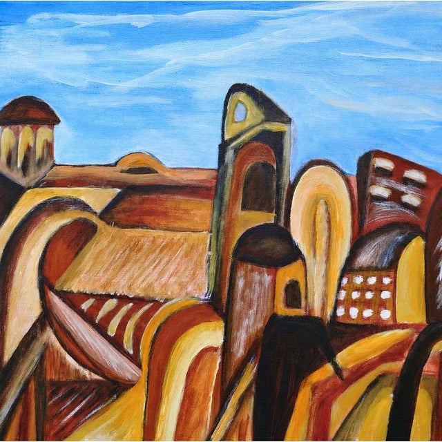 Ina, Chaos, Abstract Composition, 1990s, Canvas For Sale - Image 3 of 9