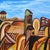 Ina, Chaos, Abstract Composition, 1990s, Canvas For Sale - Image 3 of 9
