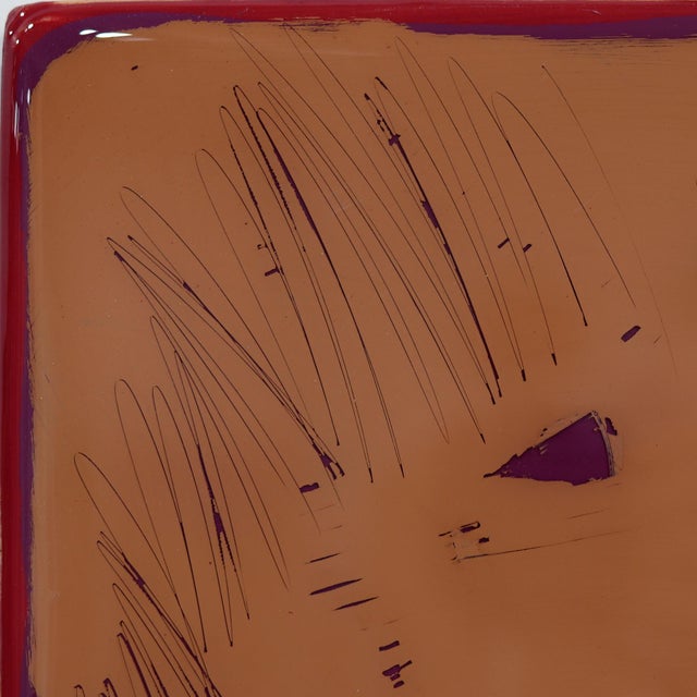 2020s The Window 375 - Modern Shiny Resin Minimalist Brown Beige Dual Tone Artwork by Ricky Hunt For Sale - Image 5 of 9