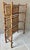 Mid 20th-Century 3-Tier Tortoiseshell Bamboo Bookshelf – Folds Flat for Storage For Sale - Image 9 of 18