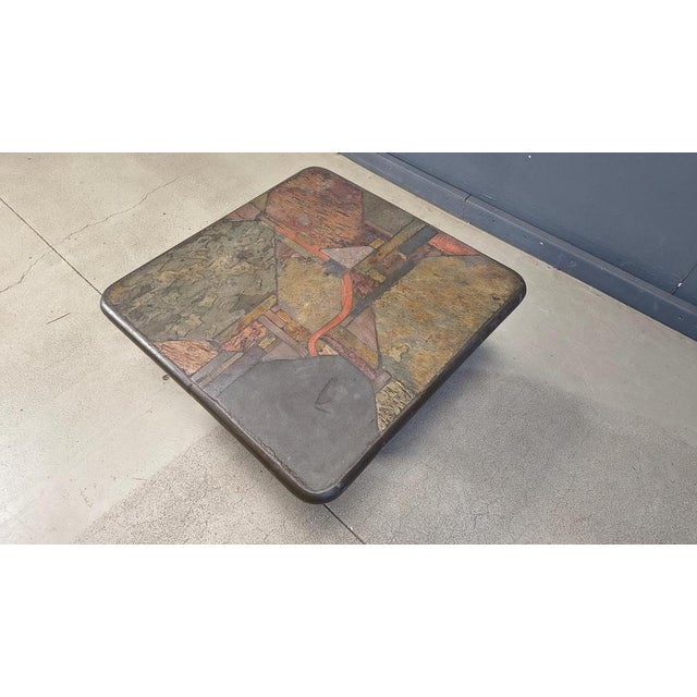 Brutalist Brutalist Side Table from C. Kneip, 1991 For Sale - Image 3 of 11