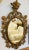 1960s Single Giltwood Italian Floral Motif Mirror, Wall / Console / Pier, Italy, 1960s For Sale - Image 5 of 13