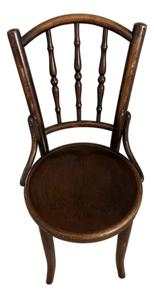 Vintage 1920s Thonet Parisian Cafe Wood Chair