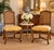 Elegant pair of vintage French Gilles Nouailhac dining or accent chairs, beautifully crafted in the Louis XV style. Each...