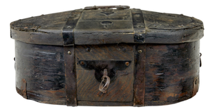 Mid 19th Century Swedish Painted Pine Box, 1840s