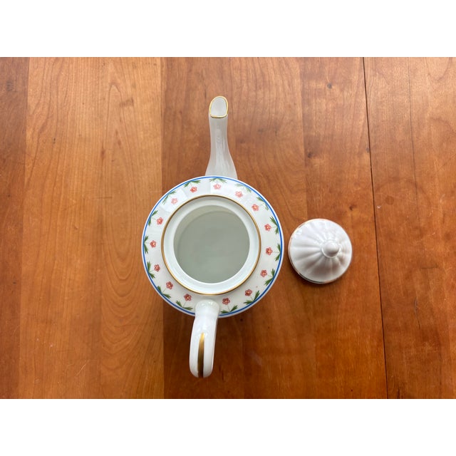 Limoges, France Ceralene Lafayette Tea Pot-Limoges France by A. Raynaud, 1960s For Sale - Image 4 of 5