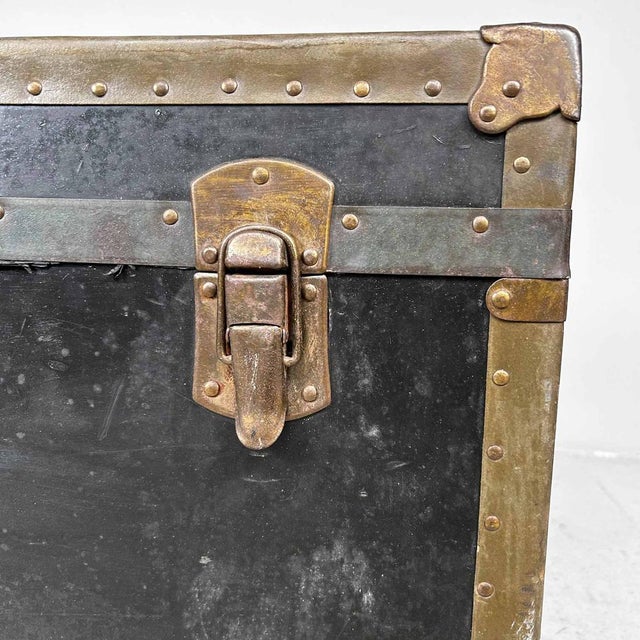 Antique Japanese Travel Chest, 1930s For Sale - Image 9 of 18