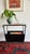 Contemporary 1980s Side Table /Magazine Rack Woven Faux Leather Glass Top For Sale - Image 3 of 9