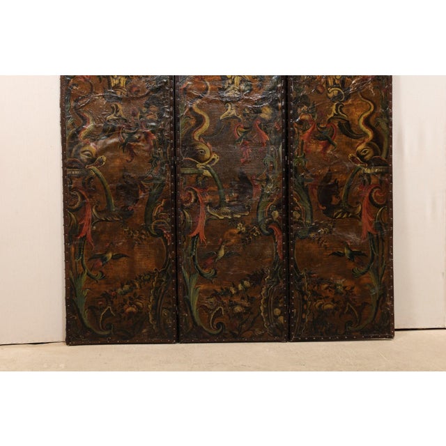 Black Late 17th C. Italian Room Dividers - A Pair For Sale - Image 8 of 18