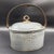 Farmhouse A Rare Antique Gray Agateware Oval Lunch Pail With Agate Lid, Circa 1900 For Sale - Image 3 of 12