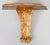Mid Century Italian Carved Giltwood Wall Brackets Shelves - a Pair For Sale - Image 4 of 8