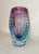 Glass High Quality Vintage Hand Blown Italian Murano Signed Art Studio Glass Vase For Sale - Image 7 of 14
