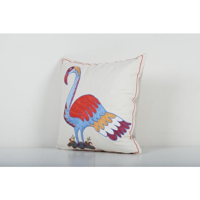 Animal Motif Suzani Pillow Cover Elevate your home decor with our Turkish Suzani Pillow Cover, featuring exquisite vintage...