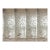 Silver Leaf Chinoiserie Hand-Painted Peacock & Floral Wall Panels (Set of 4) For Sale