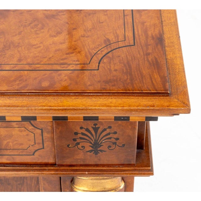 Mid 20th Century Empire Style Walnut Buffet For Sale In New York - Image 6 of 8