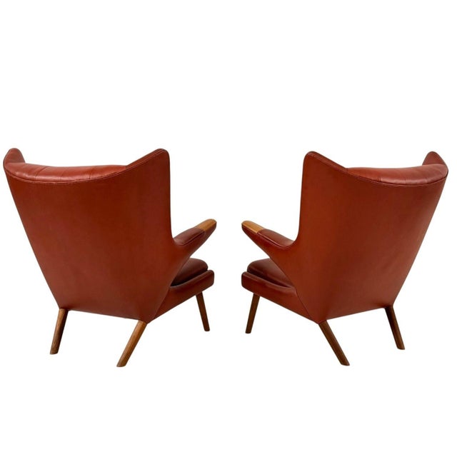 Hans J Wegner Pp19 for Pp Mobler Papa Bear Chairs, Denmark 1980 For Sale In Chicago - Image 6 of 14