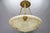 Large Neoclassical Style Alabaster and Bronze Pendant Light, 1890s For Sale - Image 5 of 18