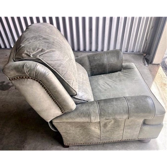 Late 20th Century Drexel Heritage Leather Recliner Chairish