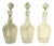 Antique Cut Glass Liqueur Decanters - Set of 3 For Sale