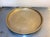 1930s Etched Brass Crane Round Tray For Sale - Image 5 of 5
