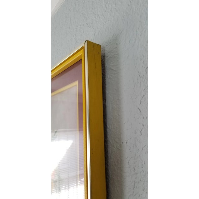 1970s Vintage Belle Horink Still Life Watercolor Abstract Painting For Sale - Image 10 of 12