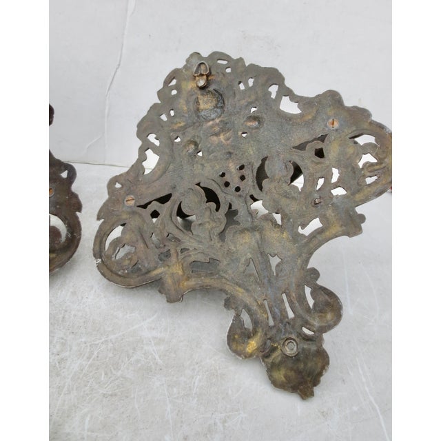Renaissance Revival Style Zinc Brackets - A Pair of 2 For Sale In New York - Image 6 of 9