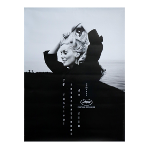 2023 Official Cannes Film Festival Poster - 76e Festival International Du Film De Cannes - Catherine Deneuve