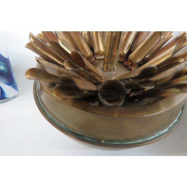 Argentina Brass Globe Sphere Cigarette Holder Dispenser 4682b For Sale - Image 16 of 16