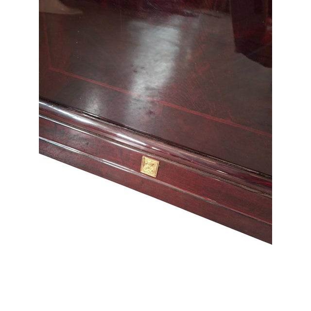 Vintage Burl Revolving Bar Cabinet in Mahogany from Mastro Cappellini, 1970s For Sale - Image 10 of 18