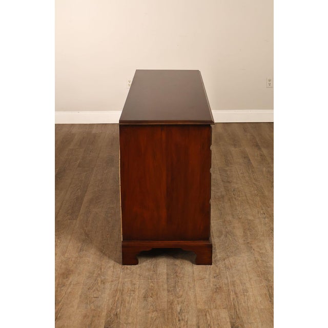 Henkel Harris Virginia Galleries Vintage Mahogany Long Dresser For Sale - Image 15 of 18