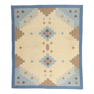 Vintage Scandinavian Style Indian Kilim Rug, 08'03 X 09'10 For Sale