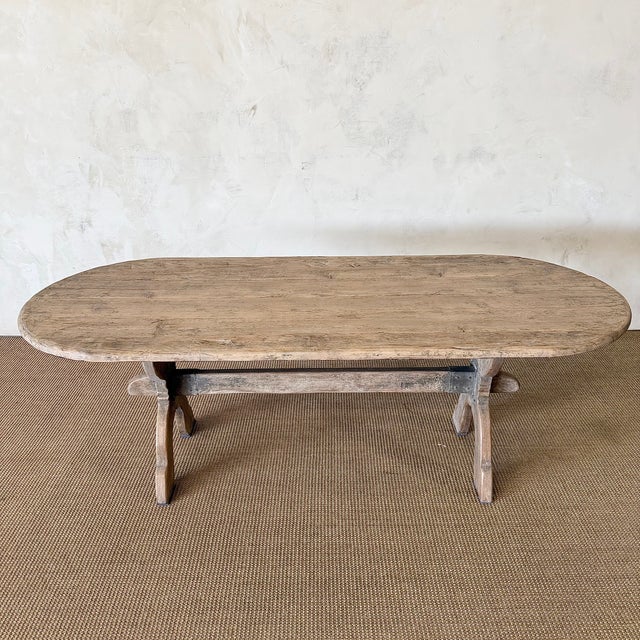 Contemporary Costa Dining Table - Vintage Natural For Sale - Image 3 of 13