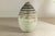 Large Artisan Ceramic Vase with Cream and Brown Striped Glaze For Sale - Image 9 of 12