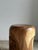 End of Sofa Stool or Side Table in Solid Monoxyl Suar Wood For Sale - Image 6 of 18