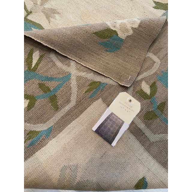 Early 20th Century Antique Kilim Floral Design Rug For Sale - Image 4 of 9