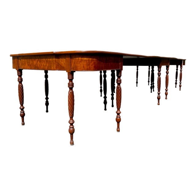 18th Century Antique Drop Leaf Long Dining Table One Chairish