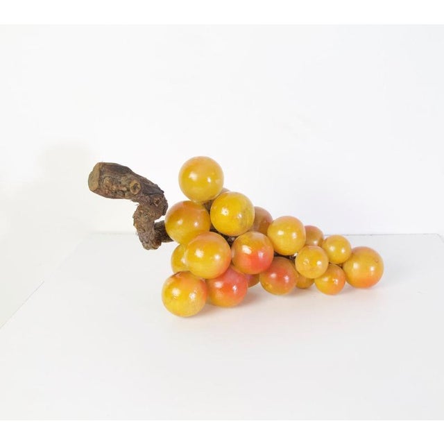 Mid-Century Modern Mid-Century Italian Alabaster Grapes Sculpture, 1950s For Sale - Image 3 of 7
