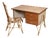 Bamboo Desk and Chair For Sale