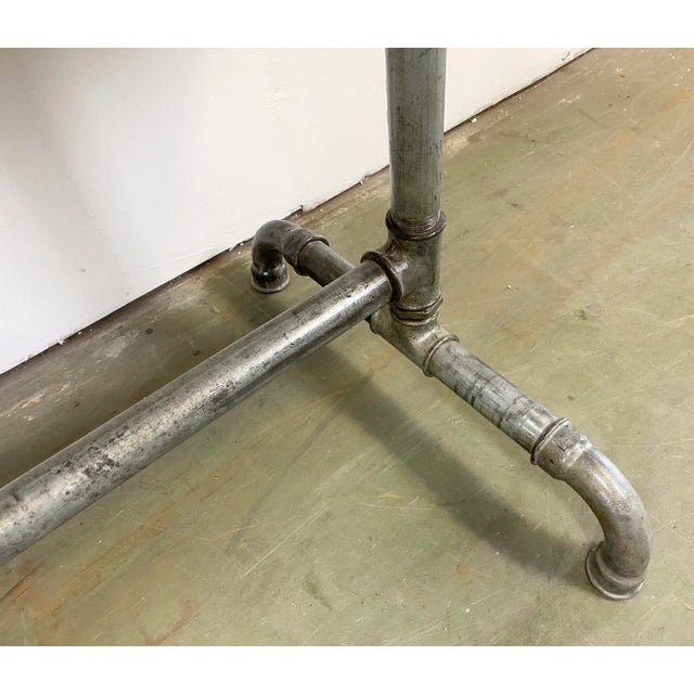 Brown Industrial Dining Table, 1960s For Sale - Image 8 of 10