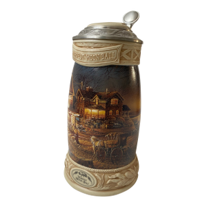 1980s Terry Redlin "Harvest Moon Ball" Collectible Beer Stein