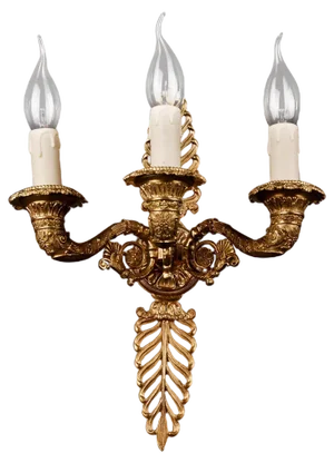 20th Century Empire Wall Light Lamp