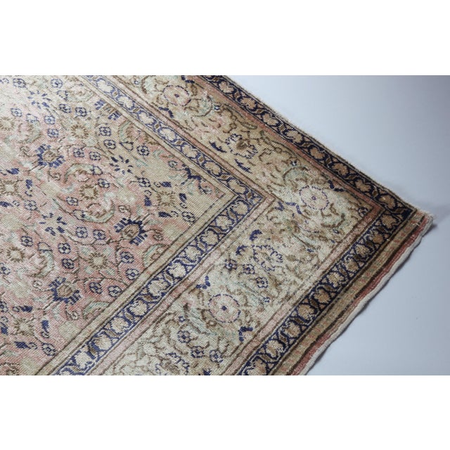 1940s Turkish Kayseri Floral Design Area Rug For Sale - Image 10 of 12