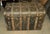 Shabby Chic Antique Large Metal & Wood Steamer Trunk For Sale - Image 3 of 12