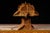 Wood Mid Century Tramp Art Wood Table Lamp For Sale - Image 7 of 7
