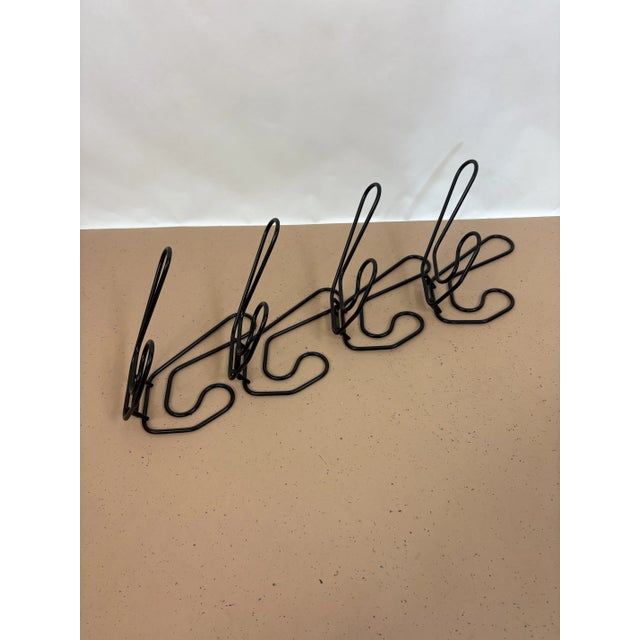 Contemporary Steel Wire Fran Coat Rack from Ikea, 1980s, Set of 4 For Sale - Image 3 of 6