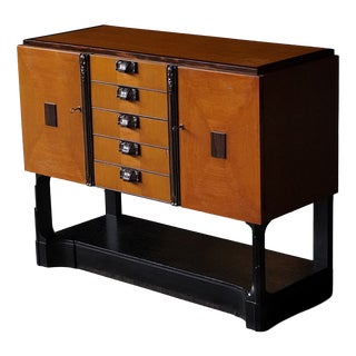 Art Deco Amsterdamse School Cabinet, The Netherlands, 1930s For Sale