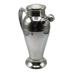 Vintage 1930s International Silver Company Silver-Plated Cocktail Shaker